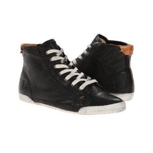 Frye Melanie High Top Sneaker (black)